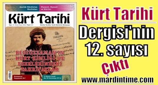 Kürt Tarihi dergisi'nin 12. sayısı çıktı