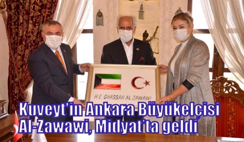 Kuveyt'in Ankara Büyükelçisi Al-Zawawi, Midyat’ta geldi