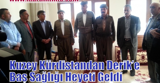 Kuzey Kürdistandan Derik’e Baş Sağlığı Heyeti Geldi