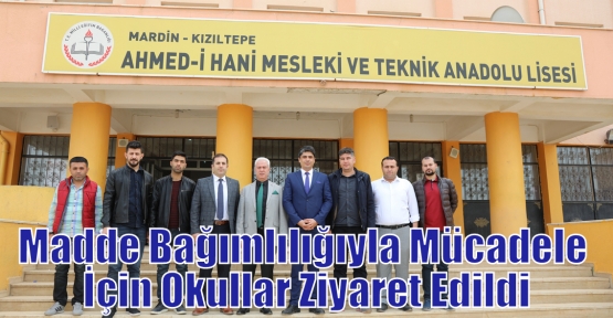 Madde Bağımlılığıyla Mücadele İçin Okullar Ziyaret Edildi