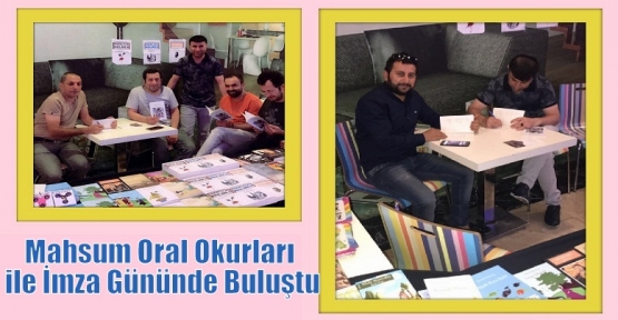 Mahsum Oral Okurları ile İmza Gününde Buluştu