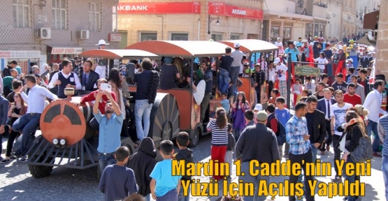 Mardin 1. Cadde’nin Yeni Yüzü İçin Açılış Yapıldı