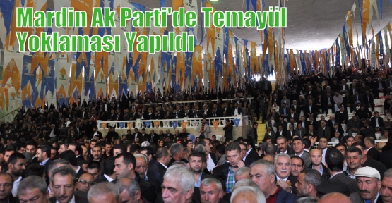 Mardin Ak Parti'de Temayül Yoklaması Yapıldı