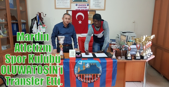 Mardin Atletizm Spor Kulübü OLUWATOSİN’i  Transfer Etti.