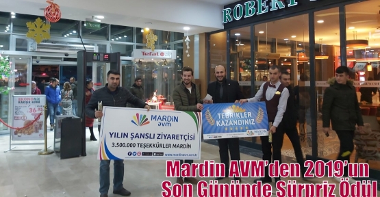 Mardin AVM’den 2019’un Son Gününde Sürpriz Ödül