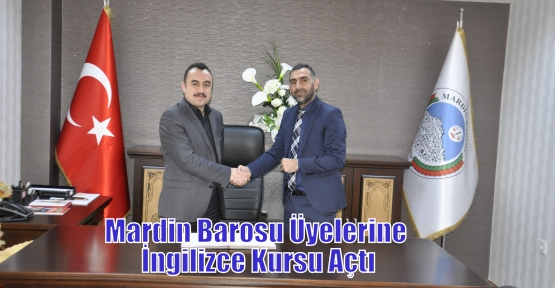 Mardin Barosu Üyelerine İngilizce Kursu Açtı