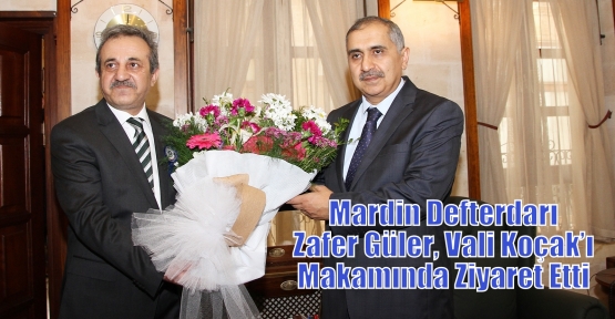 Mardin Defterdarı Zafer Güler, Vali Koçak’ı Makamında Ziyaret Etti 