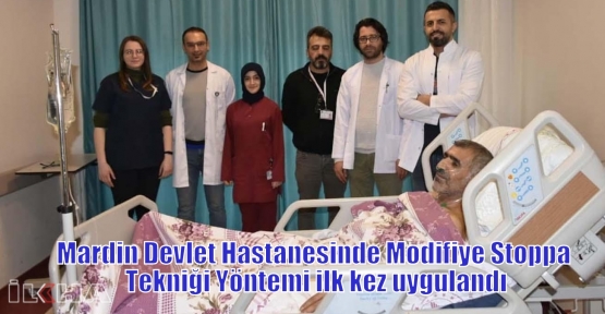 Mardin Devlet Hastanesinde Modifiye Stoppa Tekniği Yöntemi ilk kez uygulandı 