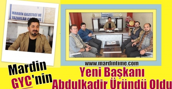 Mardin GYC'nin Yeni Başkanı Abdulkadir Üründü Oldu