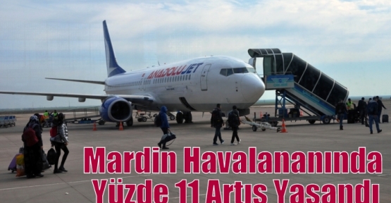 Mardin Havalananında Yüzde 11 Artış Yaşandı