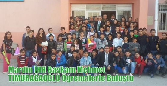 Mardin İHH Başkanı Aktivisti Mehmet TİMURAĞAOĞLU Öğrencilerle Buluştu