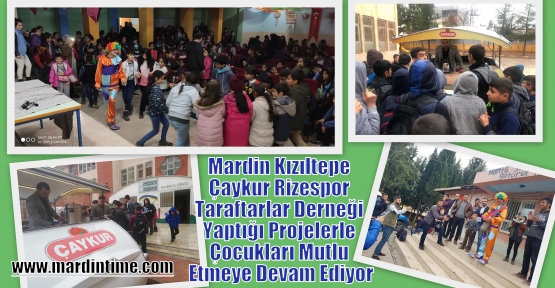 Mardin Kızıltepe Çaykur Rizespor Taraftarlar Derneği Yaptığı Projelerle Çocukları Mutlu Etmeye Devam Ediyor