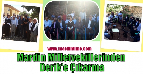 Mardin Milletvekillerinden Derik'e Çıkarma