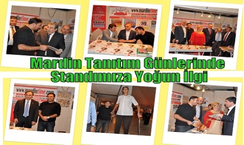 Mardin Tanıtım Günlerinde standımıza yoğun ilgi