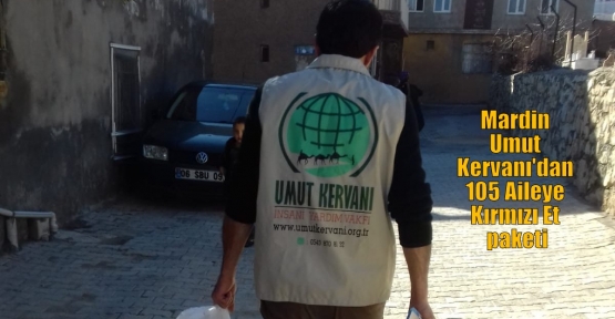 Mardin Umut Kervanı'dan 105 Aileye Kırmızı Et paketi