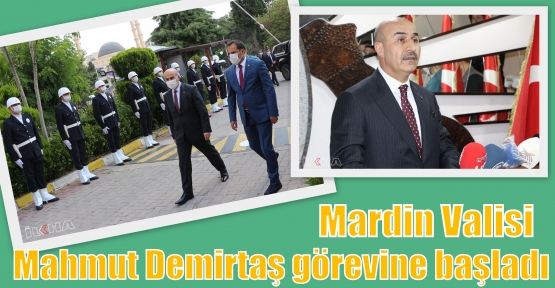 Mardin Valisi Mahmut Demirtaş görevine başladı 