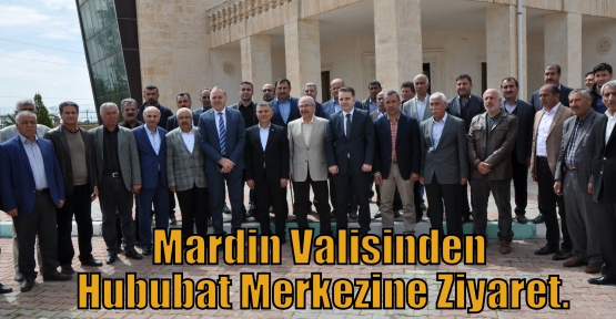 Mardin Valisinden Hububat Merkezine Ziyaret.