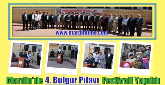 Mardin’de 4. Bulgur Pilavı Festivali Yapıldı