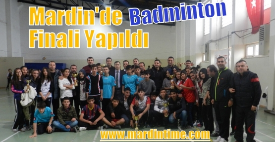 Mardin'de Badminton Finali Yapıldı