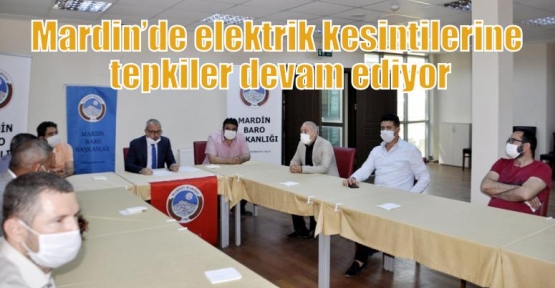 Mardin’de elektrik kesintilerine tepkiler devam ediyor