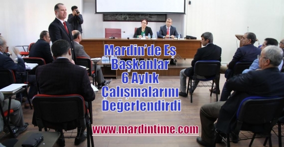 Mardin’de Eş Başkanlar 6 Aylık Çalışmalarını Değerlendirdi