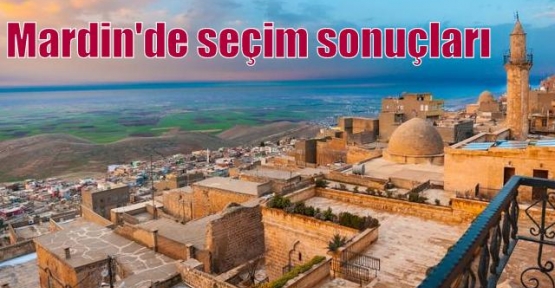 Mardin'de Geçici Seçim Sonuçları