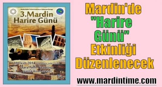 Mardin'de “Harire Günü“ Etkinliği Düzenlenecek