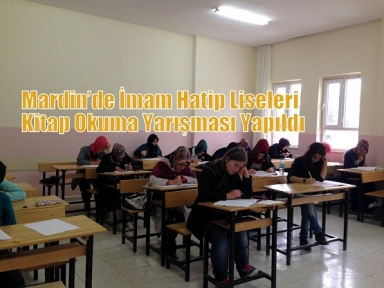 Mardin’de İmam Hatip Liseleri Kitap Okuma Yarışması Yapıldı