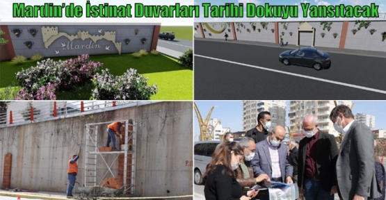 Mardin’de İstinat Duvarları Tarihi Dokuyu Yansıtacak