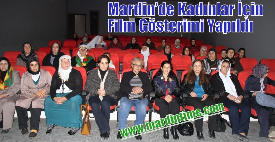 Mardin’de Kadınlar İçin Film Gösterimi Yapıldı 