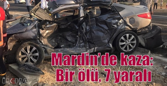 Mardin’de kaza: Bir ölü, 7 yaralı