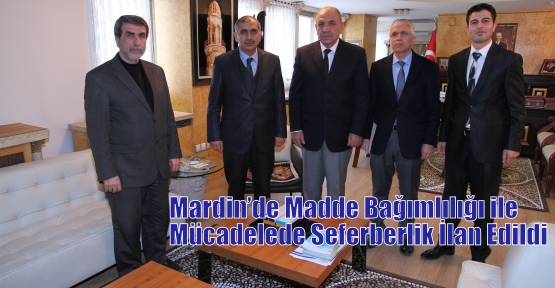 Mardin’de Madde Bağımlılığı ile Mücadelede Seferberlik İlan Edildi