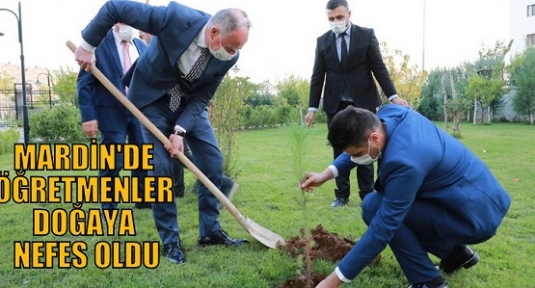 MARDİN'DE ÖĞRETMENLER DOĞAYA NEFES OLDU