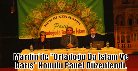 Mardin’de “Ortadoğu Da İslam Ve Barış“ Konulu Panel Düzenlendi. 