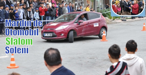 Mardin'de Otomobil Slalom Şöleni
