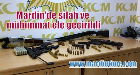 Mardin'de silah ve mühimmat ele geçirildi