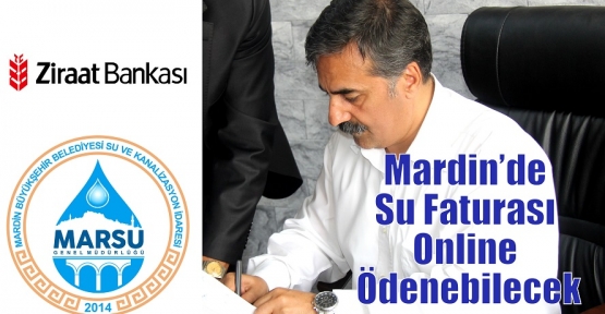 Mardin’de Su Faturası Online Ödenebilecek