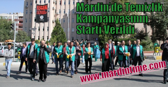 Mardin’de Temizlik Kampanyasının Startı Verildi