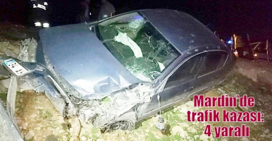 Mardin’de trafik kazası: 4 yaralı