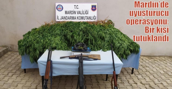 Mardin’de uyuşturucu operasyonu: Bir kişi tutuklandı 