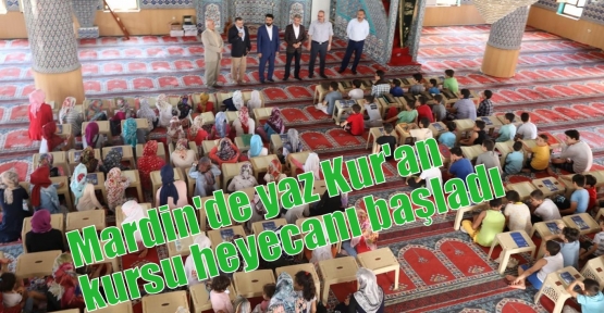 Mardin'de yaz Kur'an kursu heyecanı başladı