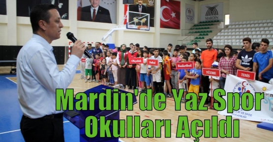 Mardin'de Yaz Spor Okulları Açıldı