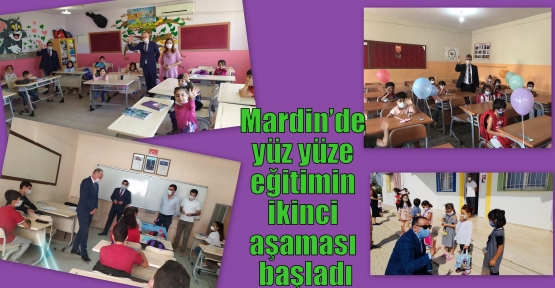 Mardin’de yüz yüze eğitimin ikinci aşaması başladı