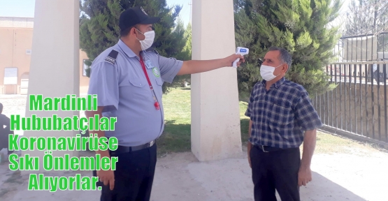 Mardinli Hububatçılar Koronavirüse Sıkı Önlemler Alıyorlar.