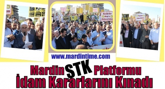 Mardinliler İdam Kararlarını Kınadı