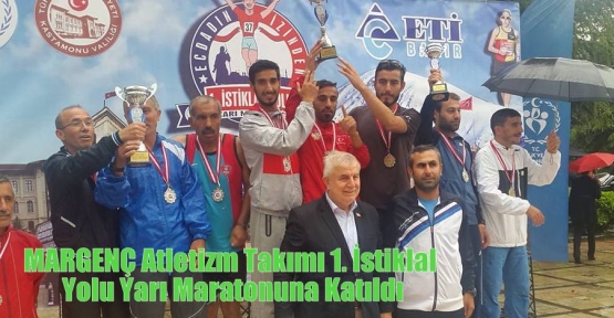 MARGENÇ Atletizm Takımı 1. İstiklal Yolu Yarı Maratonuna Katıldı
