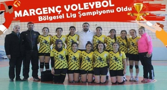 Margenç Voleybol Bölgesel Lig Şampiyonu Oldu