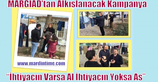 MARGİAD'tan Alkışlanacak Kampanya“İhtiyacın Varsa Al İhtiyacın Yoksa As”