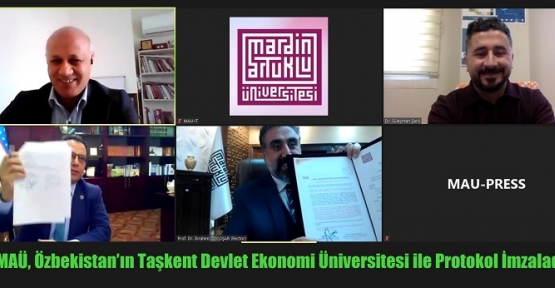 MAÜ, Özbekistan’ın Taşkent Devlet Ekonomi Üniversitesi ile Protokol İmzaladı