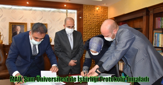 MAÜ, Şam Üniversitesi ile İşbirliği Protokolü İmzaladı